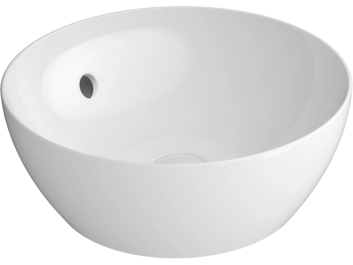 PURA Ø42 - Countertop round washbasin with overflow _ GSI ceramica